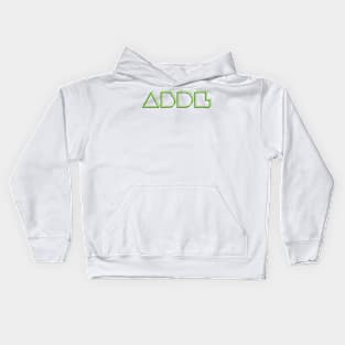 ABDL - Retro Green Kids Hoodie